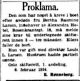 Proklama Bertha Rasmine Larsen