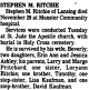 Obit Stephen Michael Ritchie 